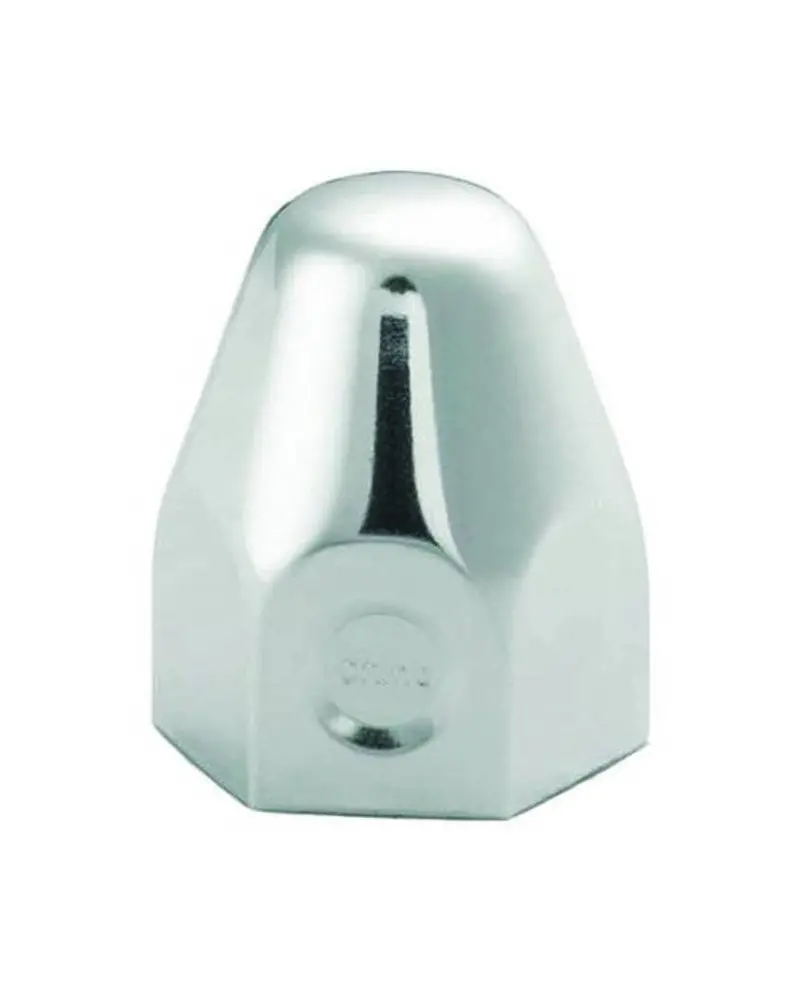 1 1/2" X 2" Chrome Pointed Push-On Nuts Covers - 10 Pack | F247613-10Qty 1