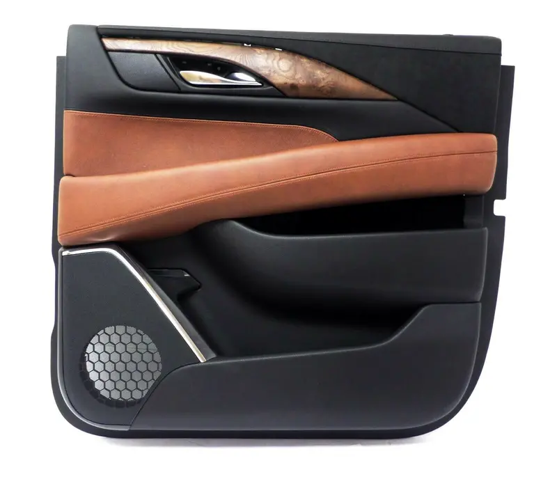 2015 Cadillac Escalade Rear Right Passenger Side Door Panel Black Vecchio Suede 1