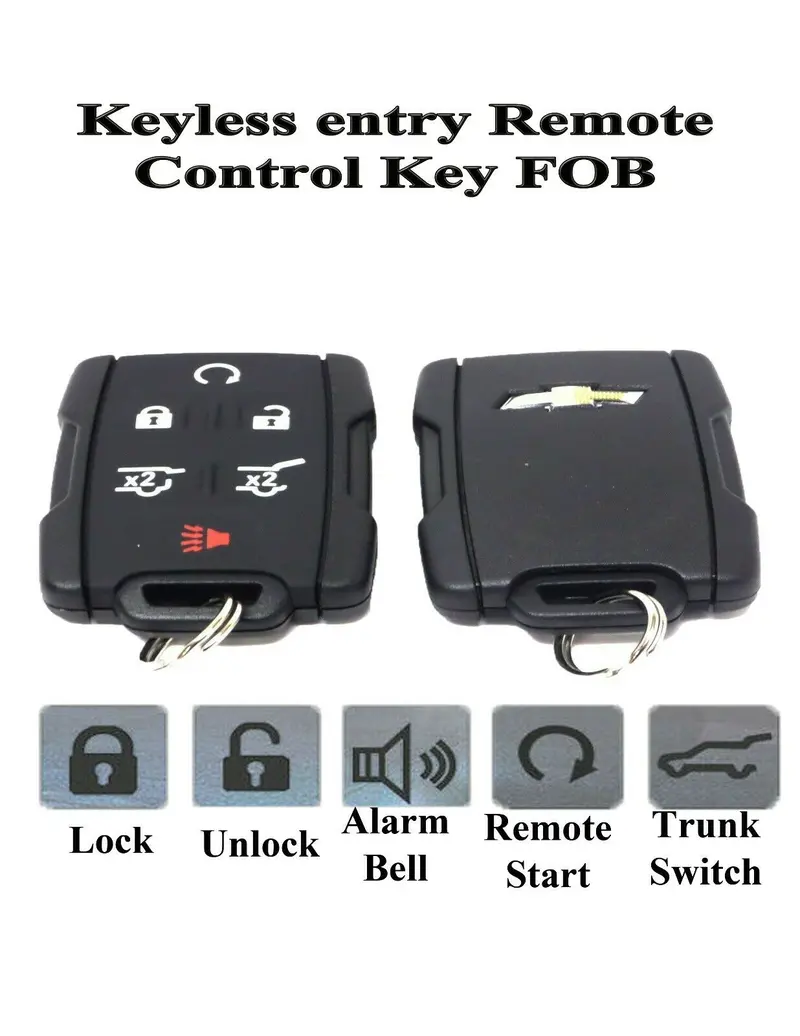 22859394 Pair 2 Smart Key Remote Fobs Start Kit 2015-20 Suburban Traverse Tahoe 1