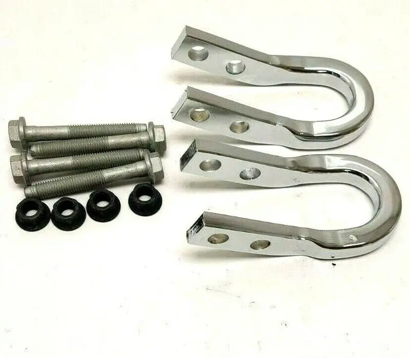 23253074 Oem Recovery Hooks Tow Hooks Chrome Set 2015-2019 Colorado Gmc Canyon 1