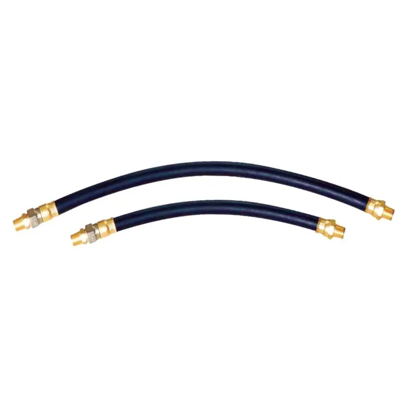 3/8" Air Brake Hose Assembly - 18" Lenght - 3/8" Fixed X 3/8" Swivel Fittings 1