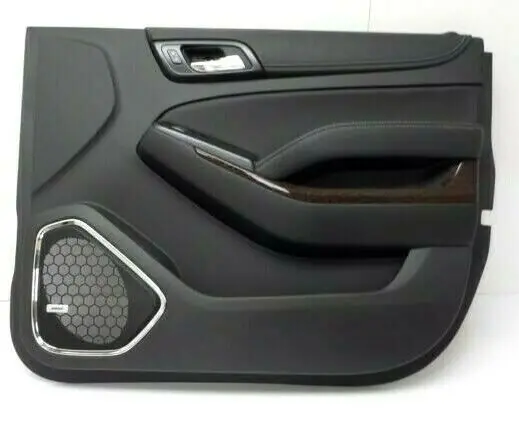 84192436 Front Right Passenger Side Door Panel Jet Black 2016-2018 Gmc Yukon 1
