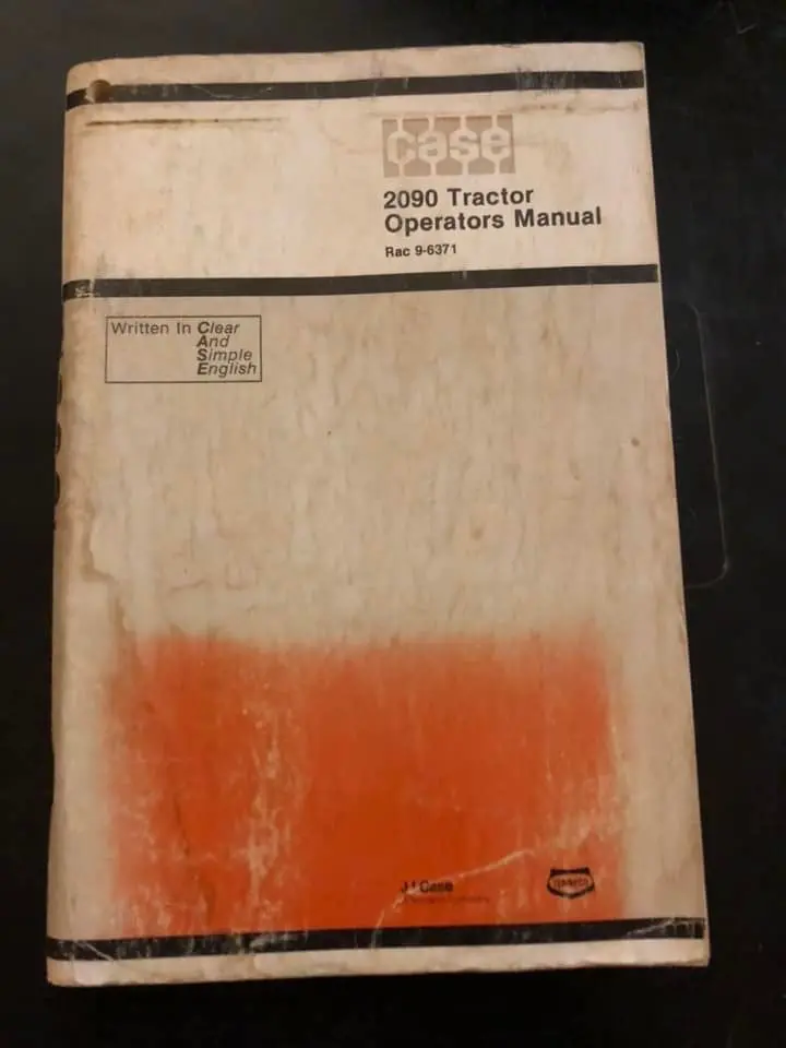Case _ 2090 Tractor _ Operator’S Manual 1