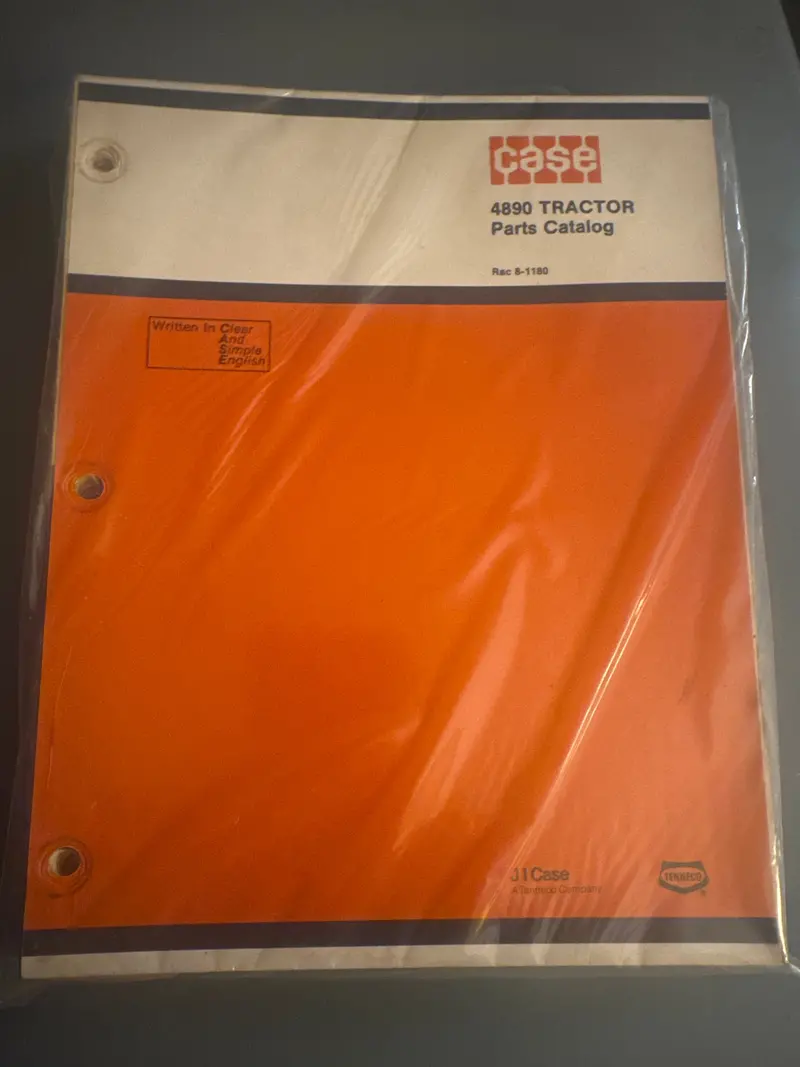 Case _ 4890 Tractor _ Parts Catalog Rac 8-1180 1