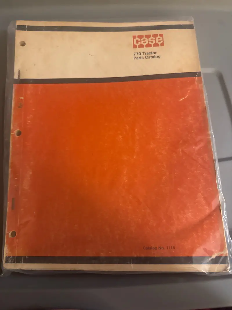 Case _ 770 Tractor _ Parts Catalog No. 1115 1