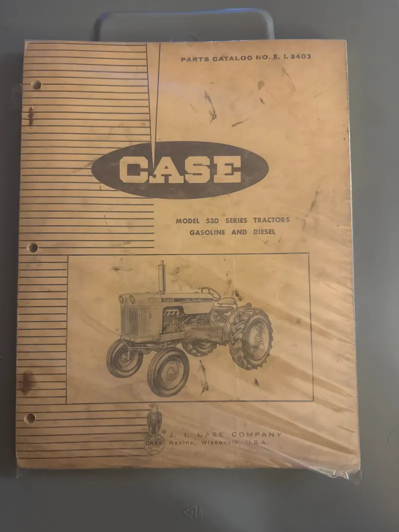 Case _ Model 530 Series Tractors Gasoline & Diesel _ Parts Catalog No. R. I. B403 1
