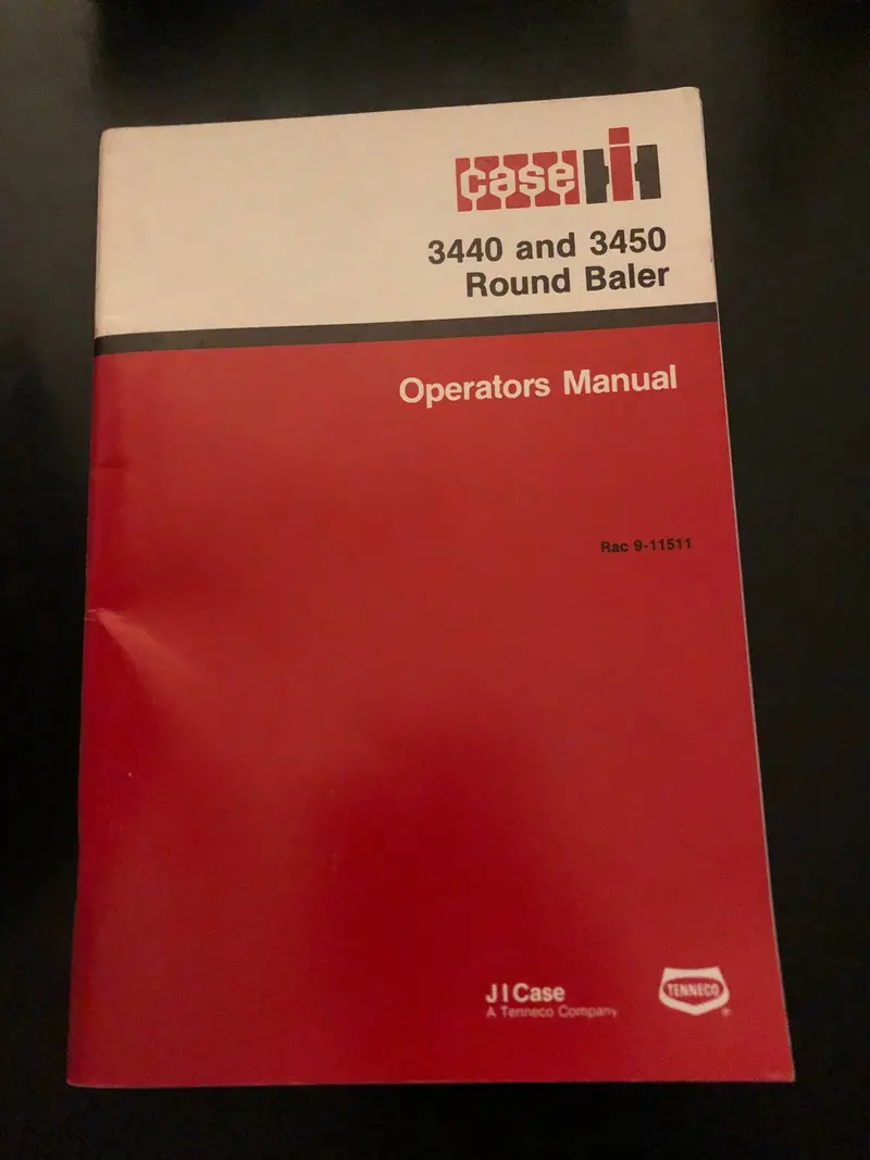 Case Ih _ 3440 & 3450 Round Baler _ Operator’S Manual 1