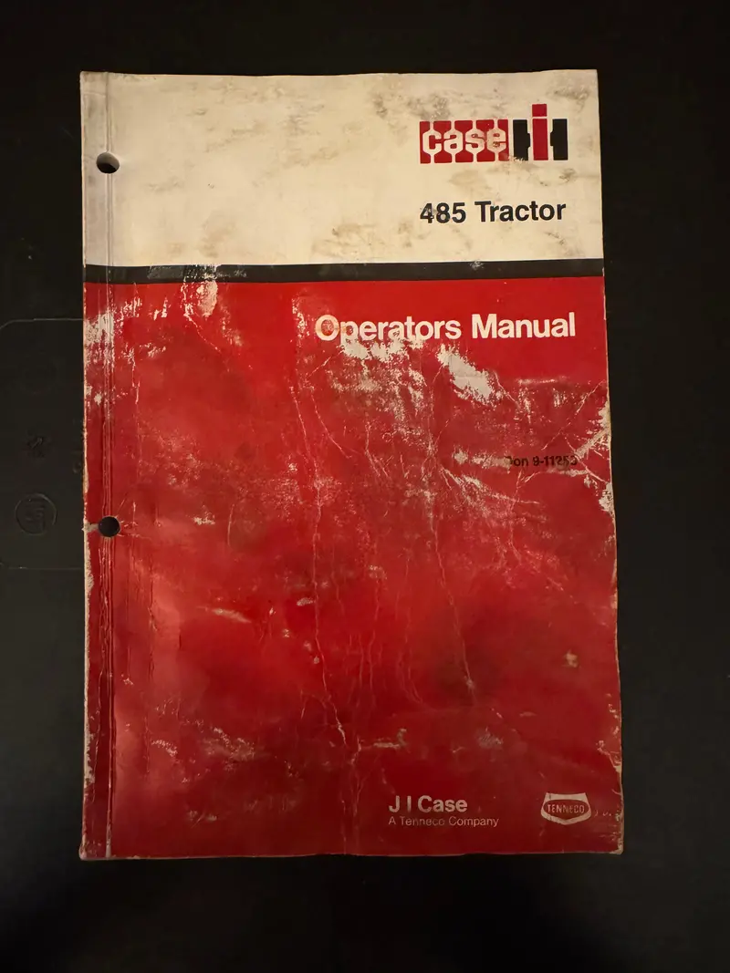 Case Ih _ 485 Tractor _ Operator’S Manual 1