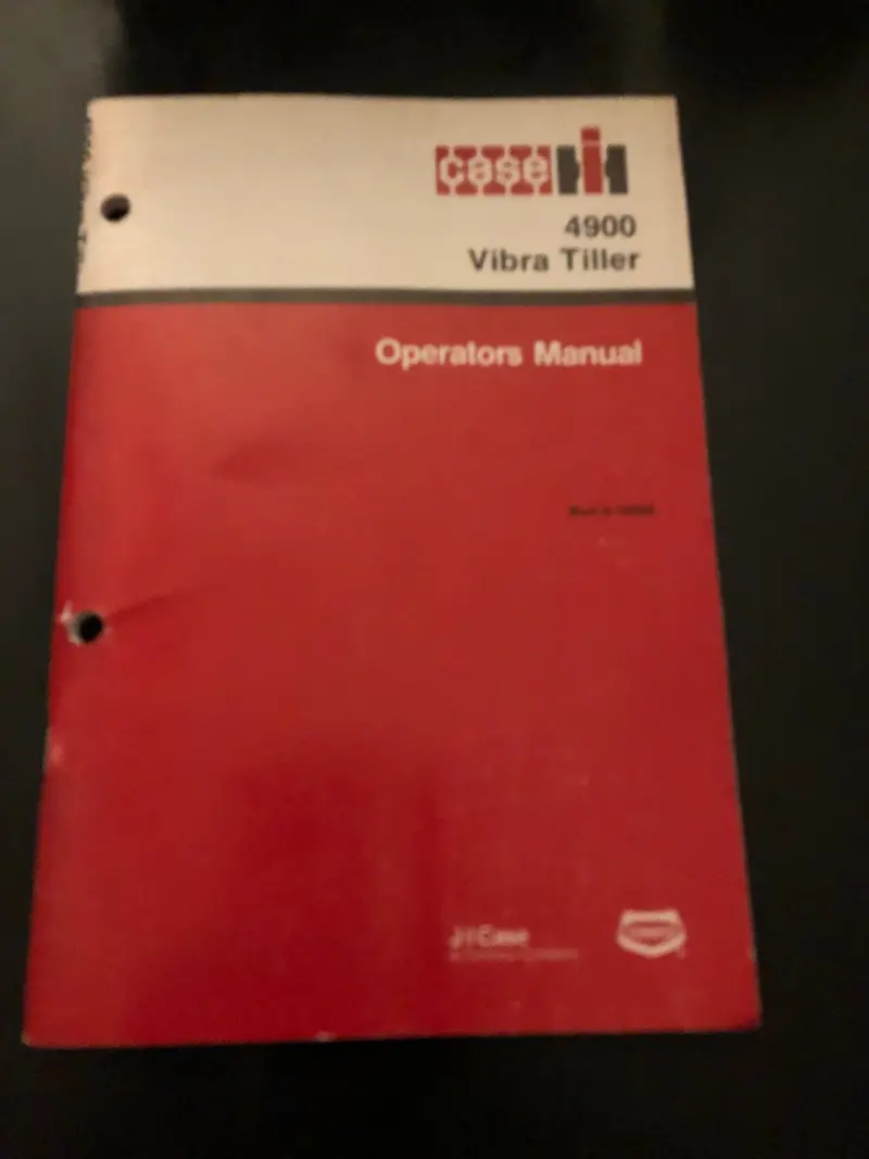 Case Ih _ 490 Vibra Tiller _ Operator’S Manual 1