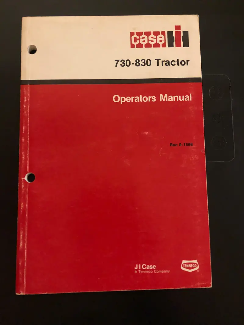 Case Ih _ 730-830 Tractor _ Operator’S Manual 1