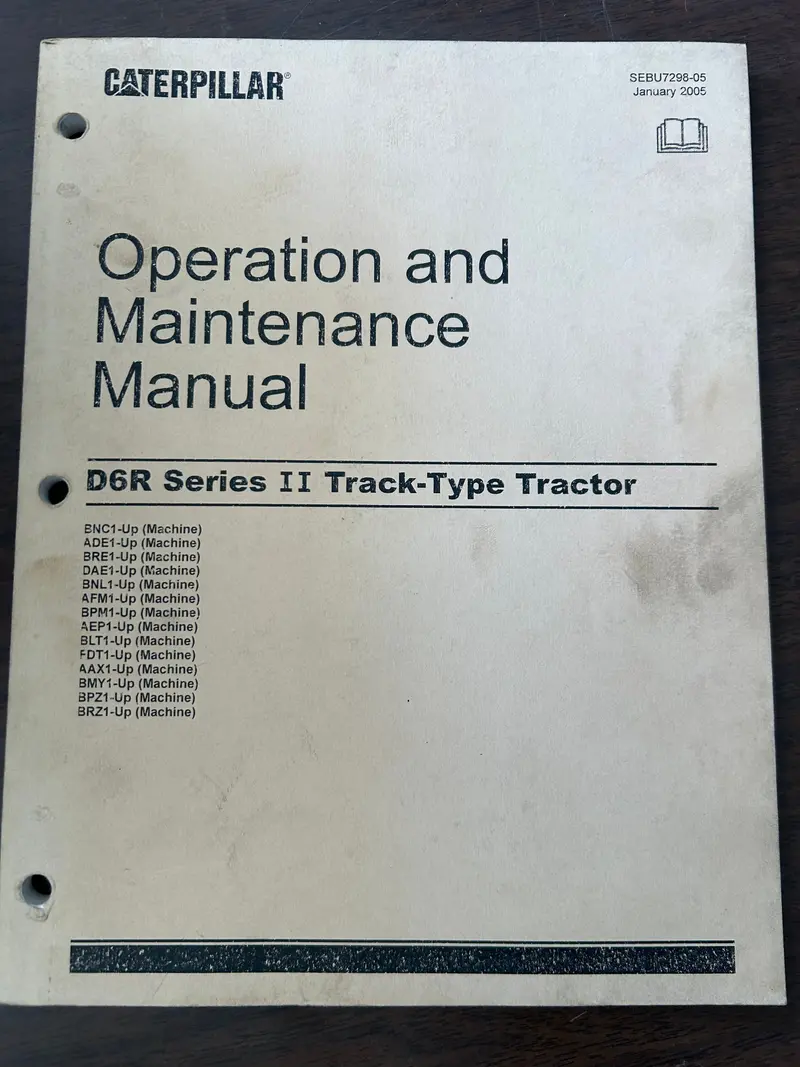 Caterpillar _ D6r Series 2 Track-Type Tractor _ Operation & Maintenance Manual 1