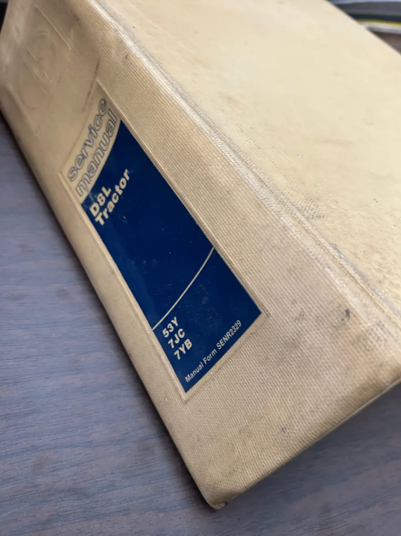 Caterpillar _ D8l Tractor _ Manuals Binder 1