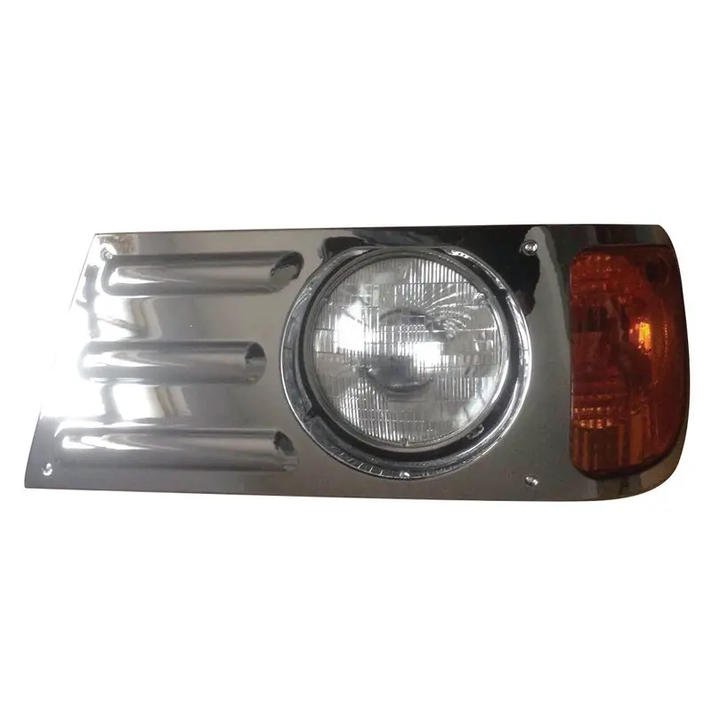 Chrome Headlight For Mack Early Granite Cv Models - Driver Side 1