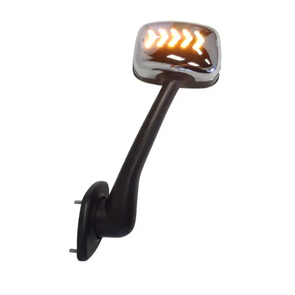 Chrome Hood Mirror W/ Led Turn Light Replacement For Freightliner Cascadia 2008-2016 - Driver Side | F247655 1