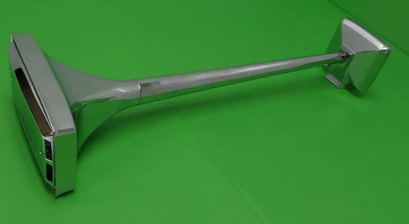 Chrome Roof Mount Low Tone Air Horn With Base Mount Peterbilt Kenworth Mack Ford 1