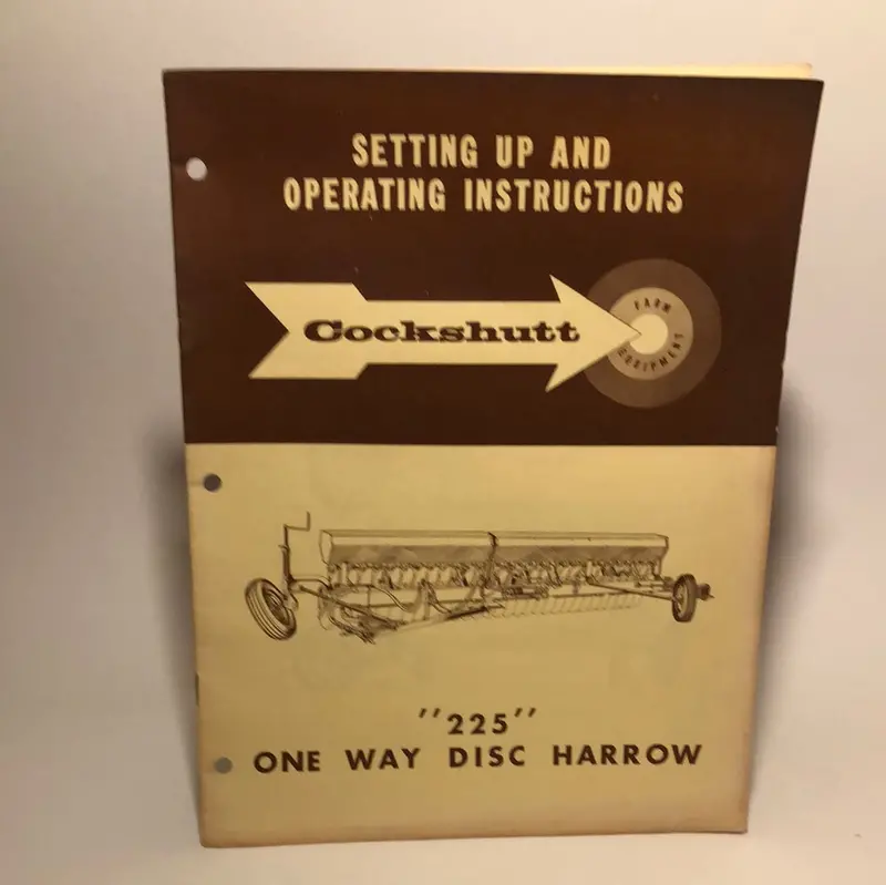 Cockshutt 225 One Way Disc Harrow 1