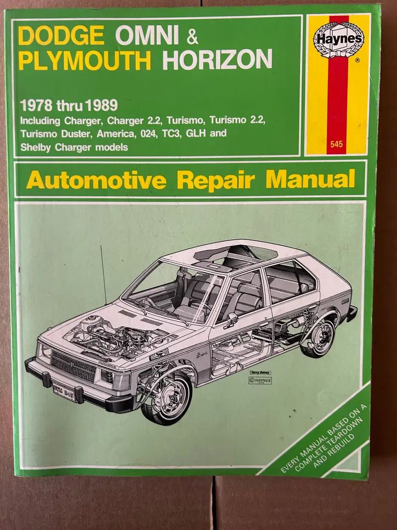 Dodge Omni & Plymouth Horizon _ 1978 Thru 1989 _ Haynes Automotive Repair Manual 1