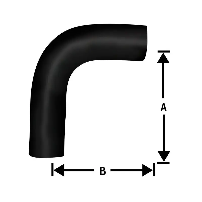 F010087 | Hose (1-1/4In Id) (A 5In) (B 4In) | Replace 744Gb236a | Ech8677 | Ech-8677 1