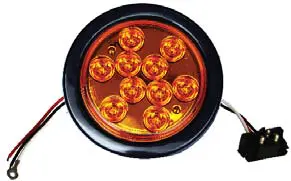 F235161 | Amber, 4In Dia. 10 Led Sealed 1