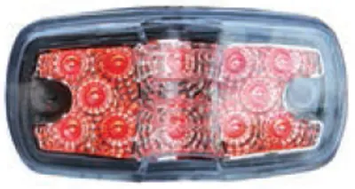 F235222-24 | Red Clear, Double, Side Marker Light 12 Led 1