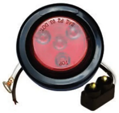 F235224 | Red, 2" Dia. 4 Led Sealed 1
