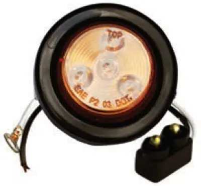 F235234 | Amber, 2" Dia. 4 Led Sealed 1