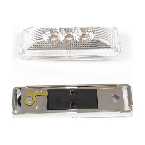 F235255 | Red Clear, Side Marker Light 3 Led 1