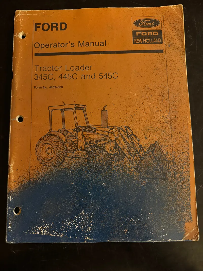 Ford _ Tractor Loader 345C, 445C & 545C _ Operator’S Manual 1