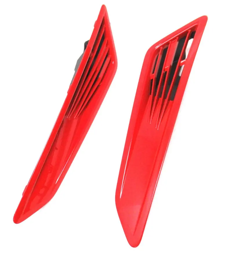 Gm Hood Scoop Package In Red Hot Gm Part No 23408565 2016-2018 Chevrolet Camaro 1
