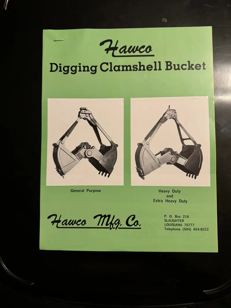 Hawco _ Digging Clamshell Bucket 1