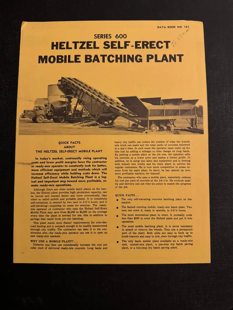 Heltzel _ Self-Erect Mobile Batching Plant Series 600 1