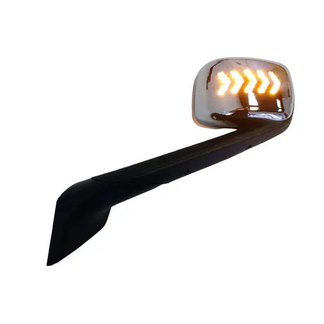 Hood Mirror W/Led Turn Light Replacement For Freightliner Cascadia 2018-Current - Driver Side | F247661 1