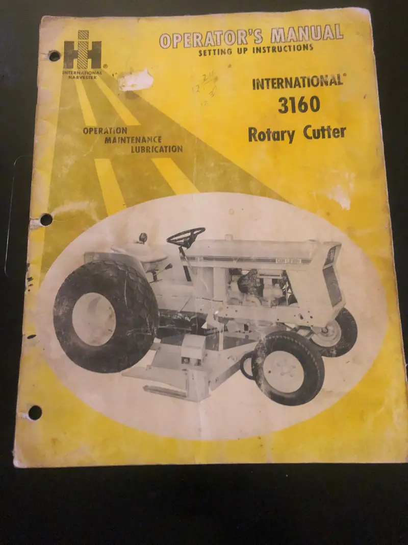 Ih _ 3160 Rotary Cutter _ Operator’S Manual 1