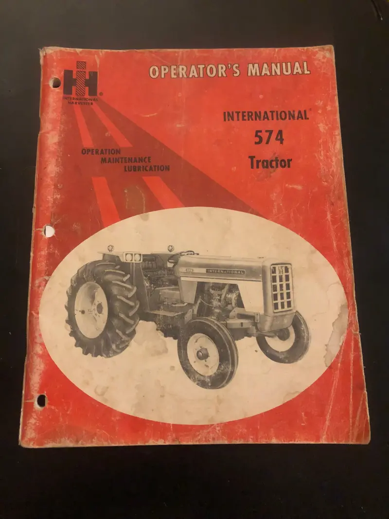 Ih _ 574 Tractor _ Operator’S Manual 1