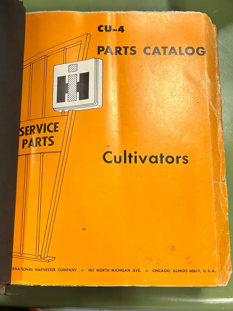 Ih _ Cultivators _ Parts Catalog Cu-4 1