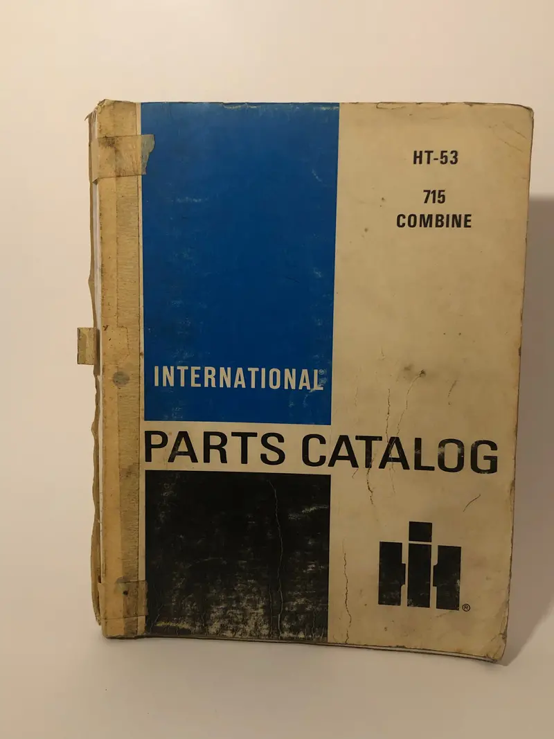 Ih Parts Catalog - Ht-53 715 Combine 1
