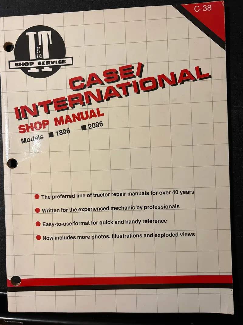 I&T _ Case/International Models 1896 & 2096 _ Shop Manual C-38 1