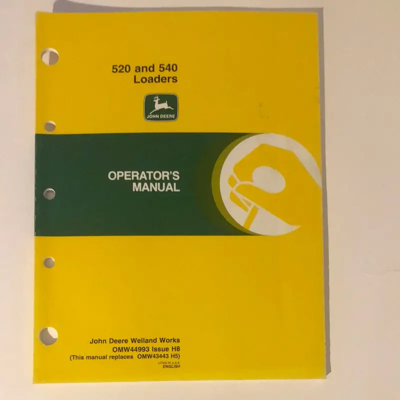 John Deere 520 & 540 Loaders _ Operator's Manual 1