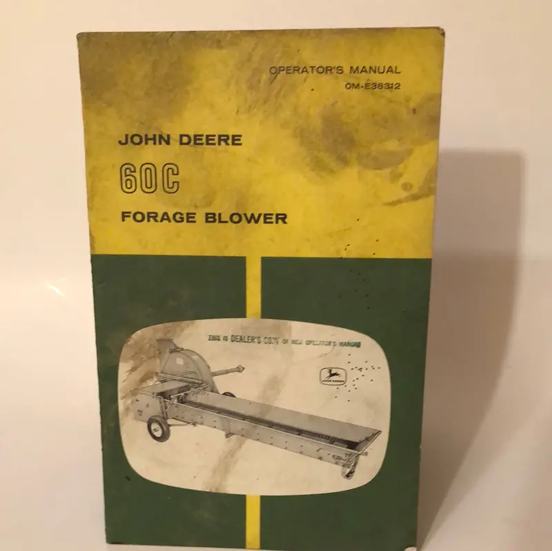 John Deere 60C Forage Blower _ Operating Manual 1