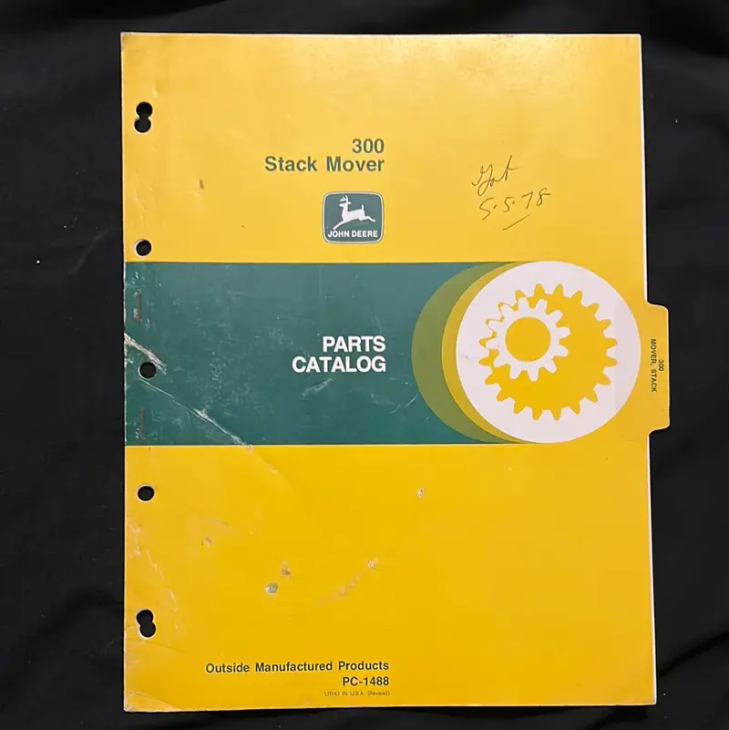 John Deere _ 300 Stack Mover _ Parts Catalog 1