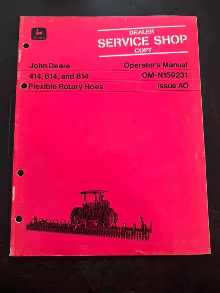 John Deere _ 414, 614 & 824 Series Rotary Hoes _ Operator’S Manual 1