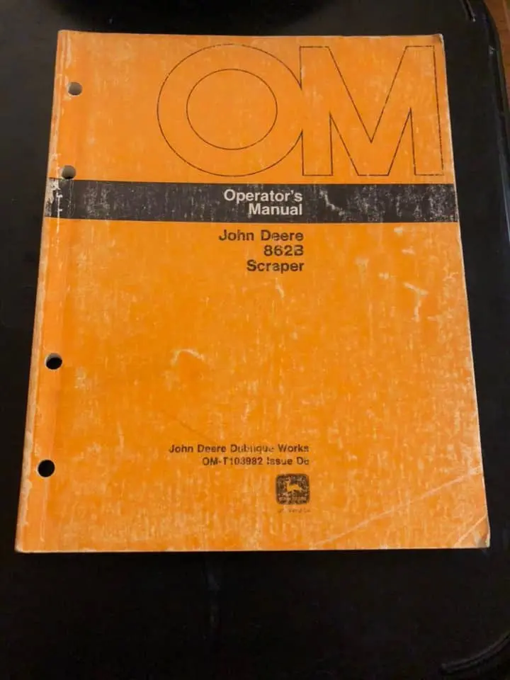 John Deere _ 862B Scraper _ Operator's Manual 1
