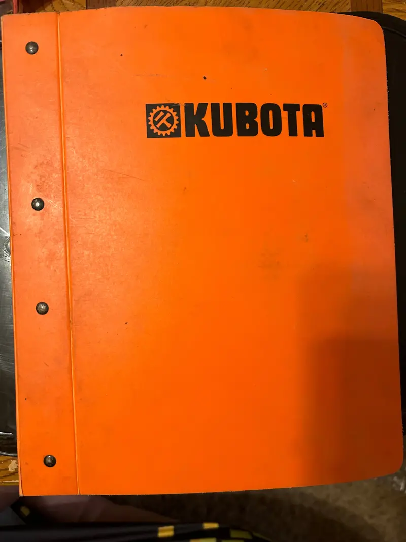 Kubota _ Loaders Parts Books Binder 1