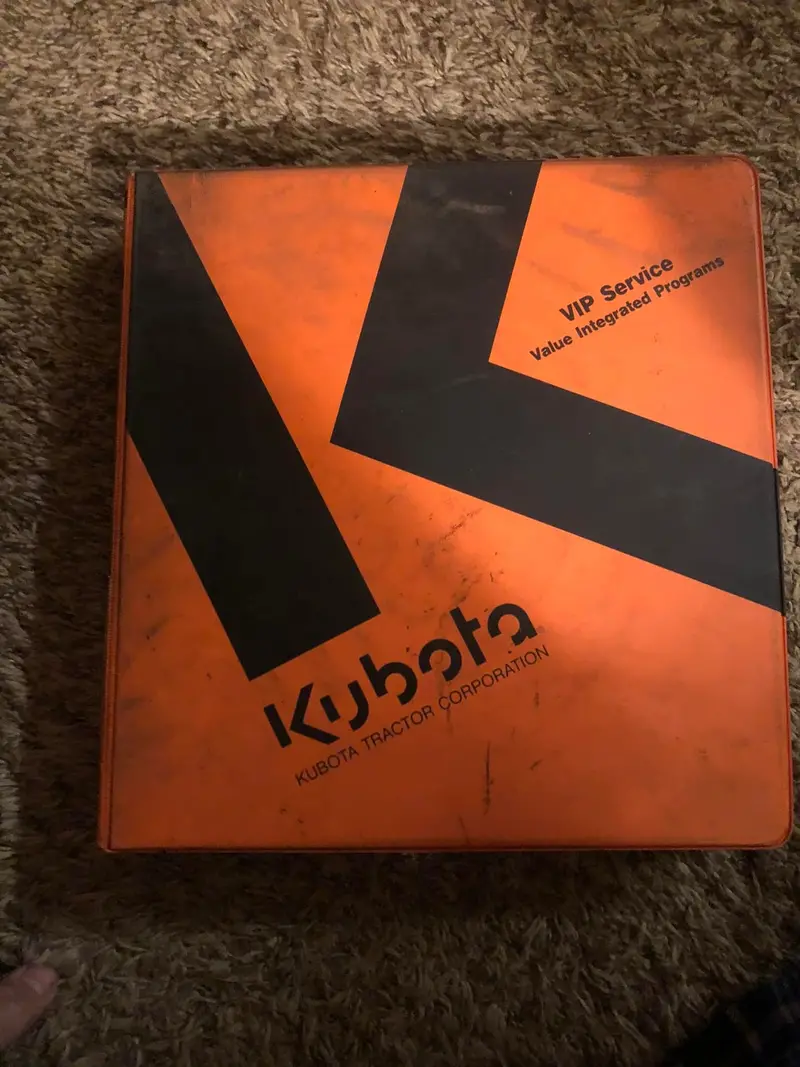 Kubota _ Vip Service Binder _ Hydraulic Diagnosis Introduction + Vhs 1