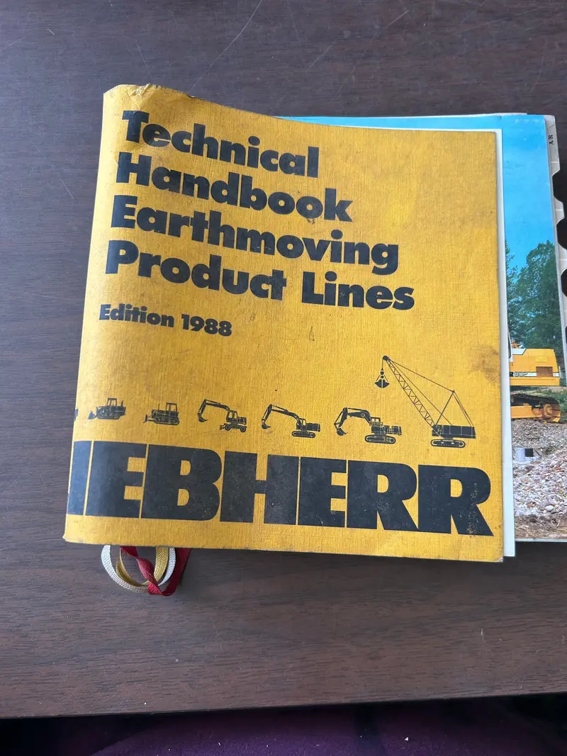 Liebherr _ Technical Handbook Earthmoving Product Lines Edition 1988 1