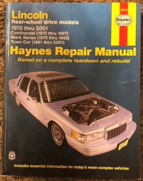Lincoln Rear-Wheel Drive Models _ 1970 Thru 2001 1