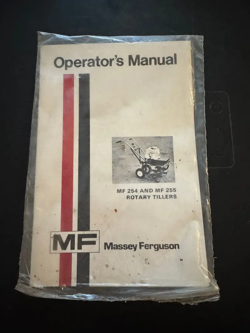 Massey _ Mf 254 & 255 Rotary Tillers _ Operator’S Manual 1
