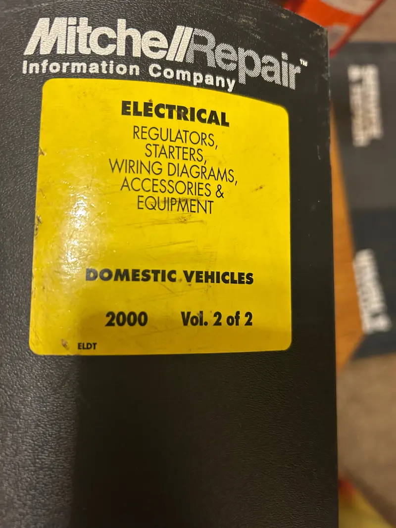 Mitchell Repair _ 1999 Vol 2 Of 2 Electrical _ Domestic Cars, Light Trucks & Vans 1