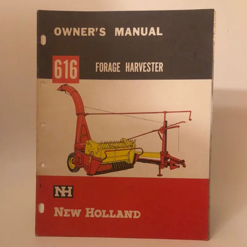 New Holland - 616 Forage Harvester - Owner's Manual 1