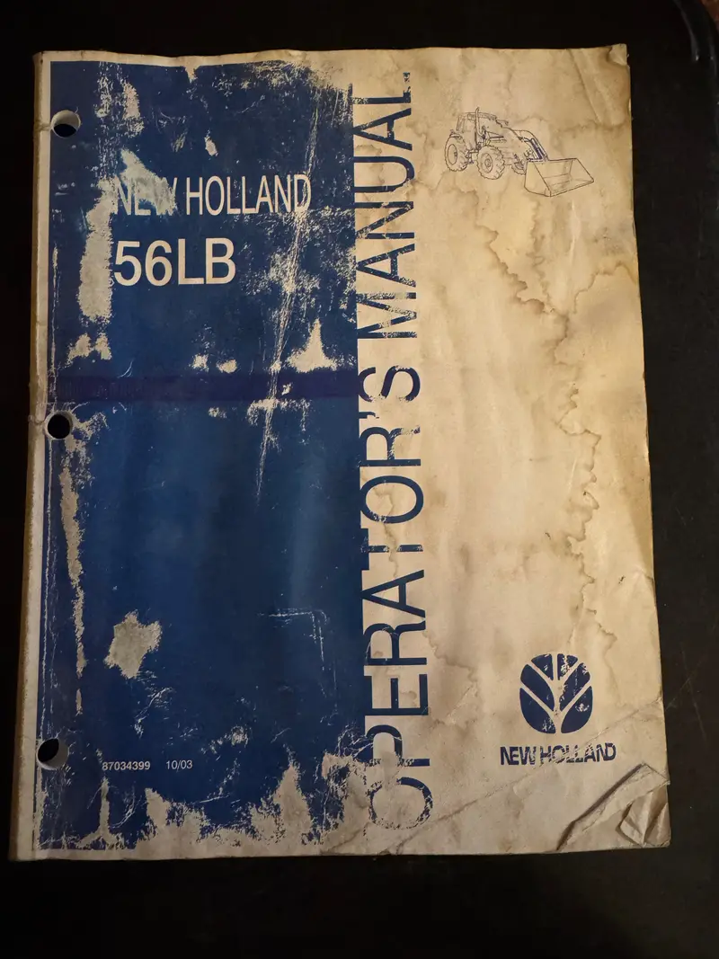 New Holland _ 56Lb Loader _ Operator’S Manual 1